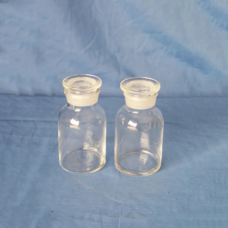 Clear Reagent Bottle With Narrow Neck